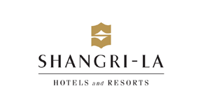 SHANGRI-LA品牌logo設計_五星級酒店品牌設計、SHANGRI-LA酒店vi設計、酒店標志設計、高級酒店標識設計      